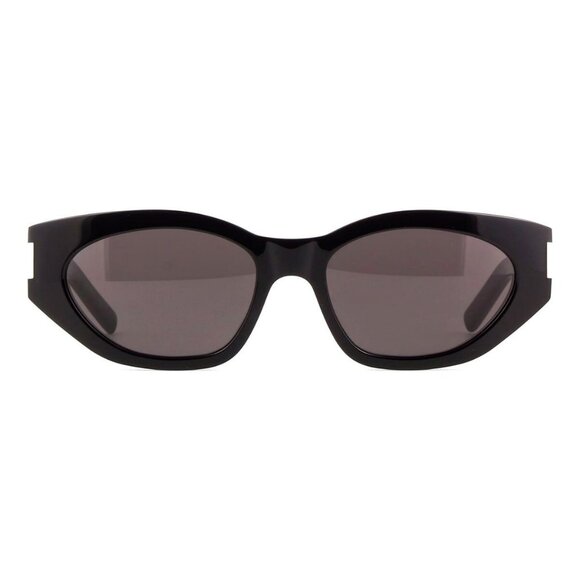 New SAINT LAURENT Black Cat Eye SL 638 001 Sunglasses Women - Picture 2 of 4